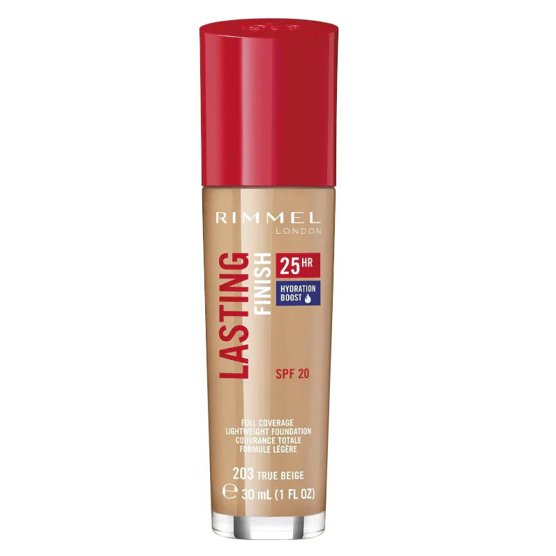Rimmel London Lasting Finish Liquid Foundation - 203 True Beige