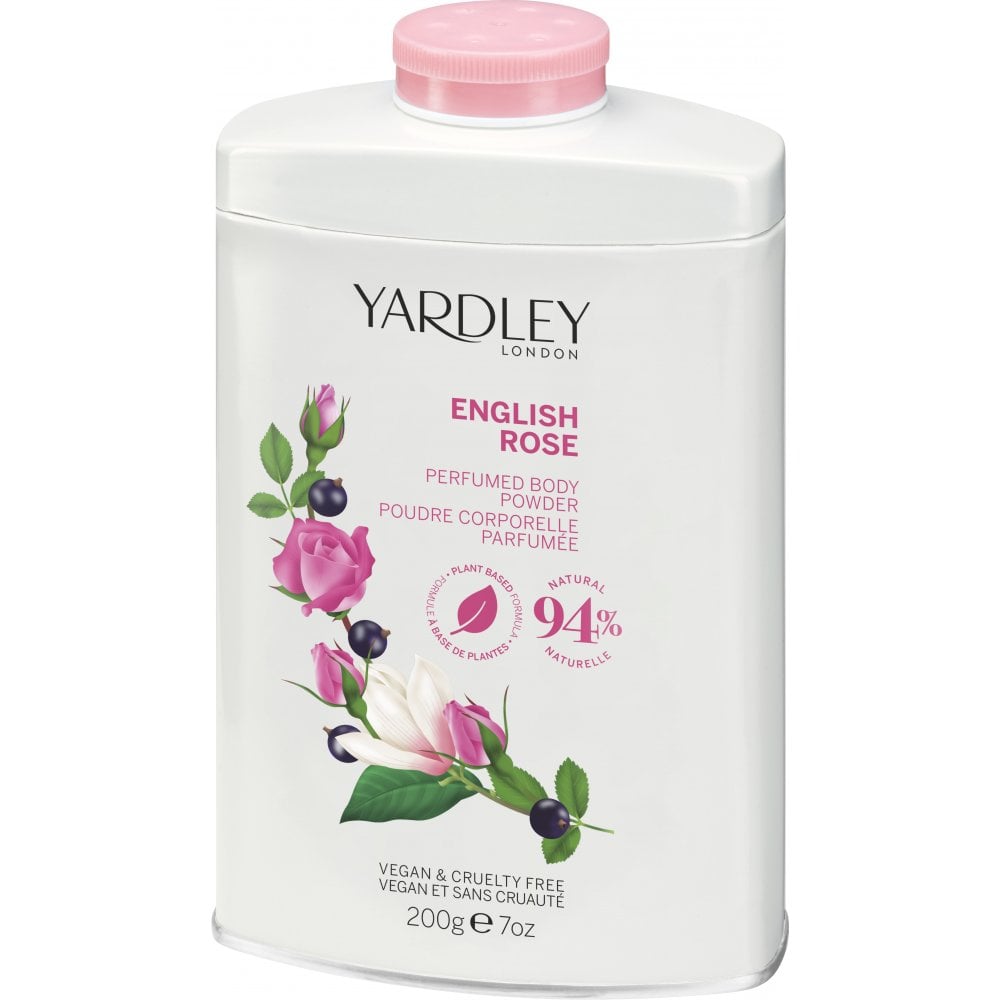 English Rose Perfumed Body Powder 200g